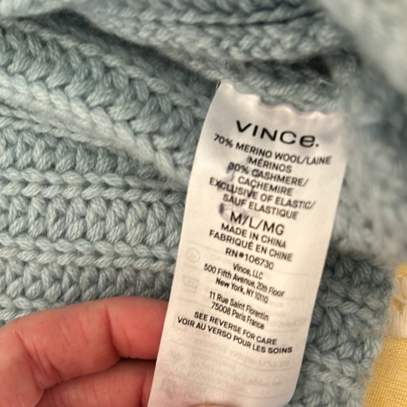 Vince Merino Wool & Cashmere Boho Shrug NWOT! - Picture 5 of 10